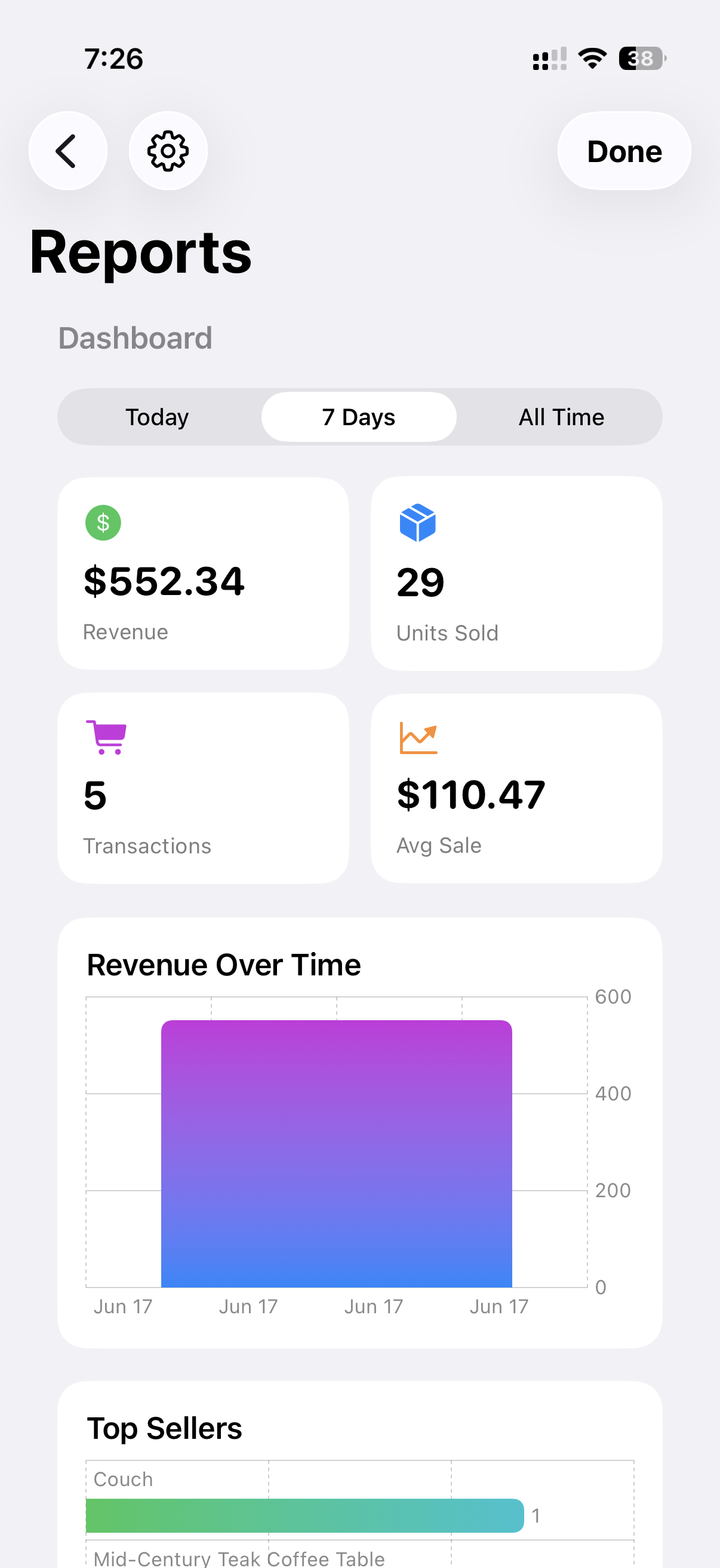 QuickSell Pro reports