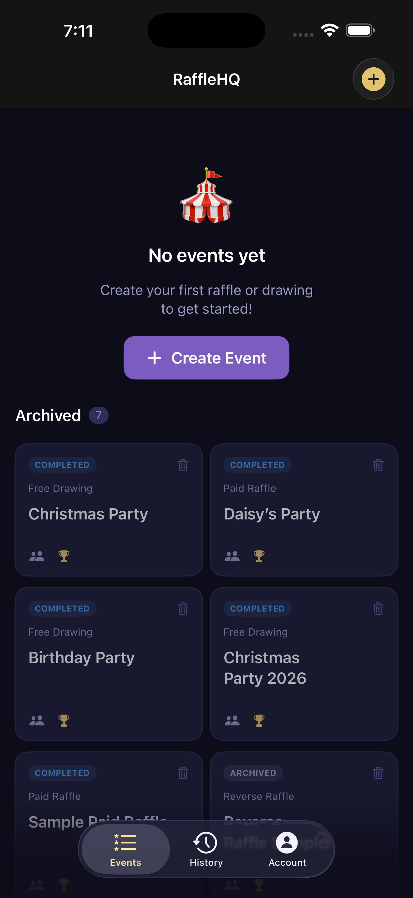 RaffleHQ screenshot
