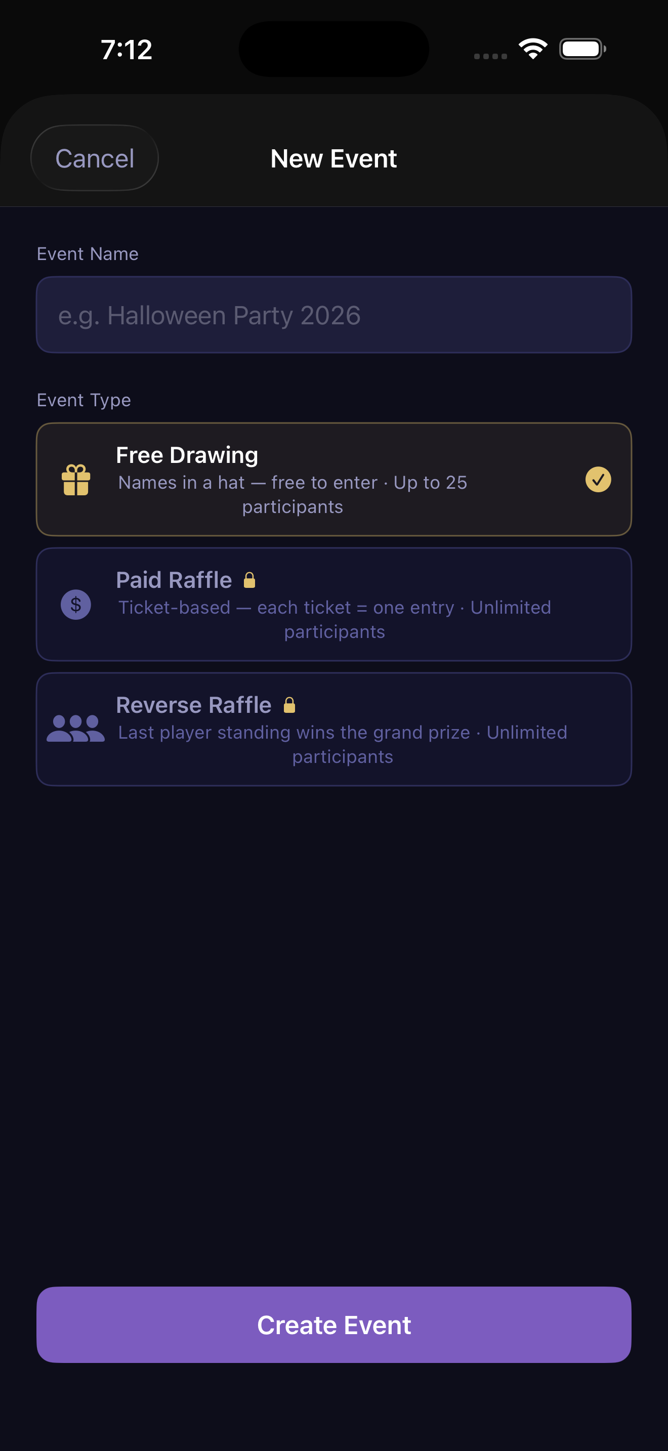 RaffleHQ screenshot